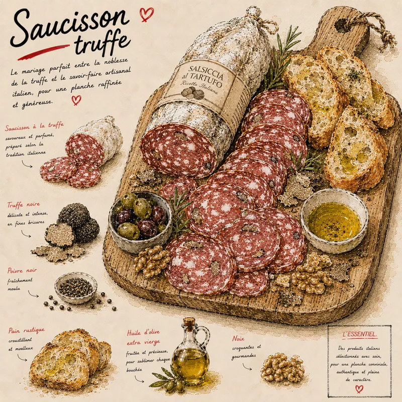 Saucisson truffe